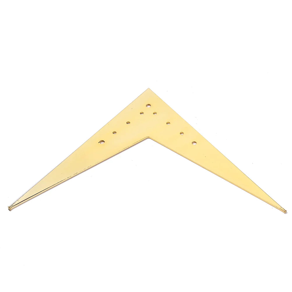 MiniGuitarBR Guitar Parts - 6-string Vee Flying V-Style Guitar Bridge Tailpiece Compatible For Flying V