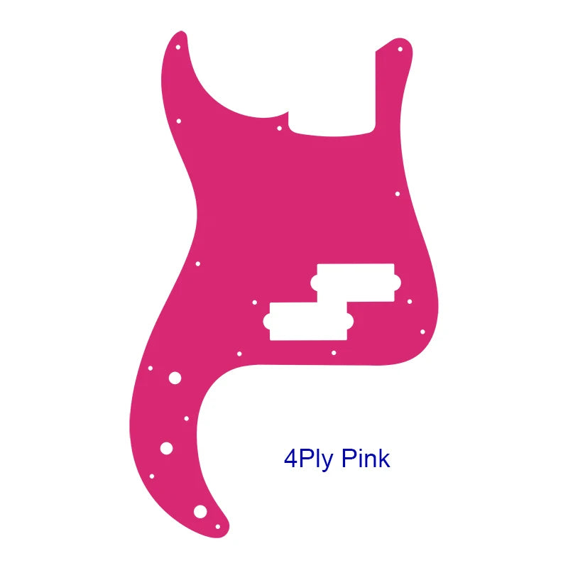 MiniGuitarBR Guitar Parts Pickguard - For LEFT HANDED Japan 4 Strings Precision Bass P Bass Guitar Pickguard Scratch Plate