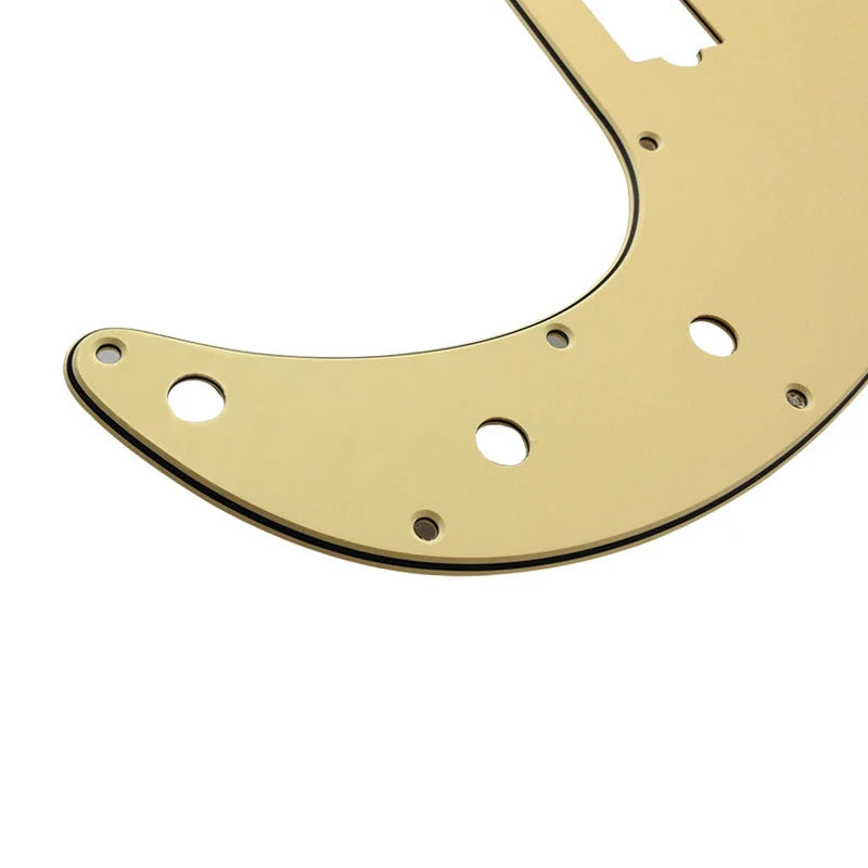 MiniGuitarBR Guitar Parts - P Bass Pickguard With Screws PB Scratch Plate Fits Precision Bass Guitar