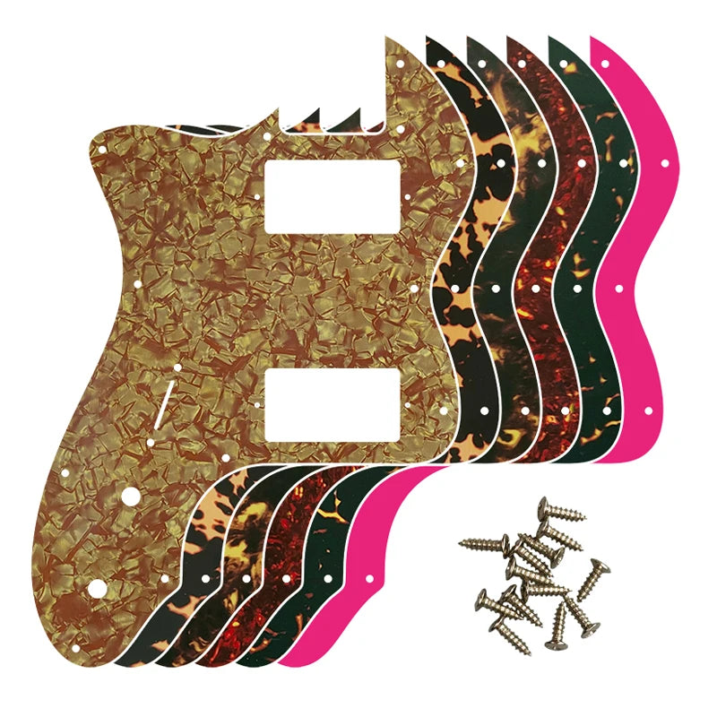 MiniGuitarBR Guitar Parts - LEFT HANDED Fender Classic Series 72, Tele Thinline Guitar Pickguard With PAF Humbucker Replacement