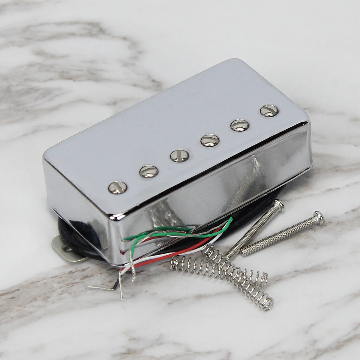 MiniGuitarBR Guitar Parts - 1PC LP Guitar Alnico 5 Humbucker Pickup 4-Conductors Neck or Bridge Electric Guitar Parts