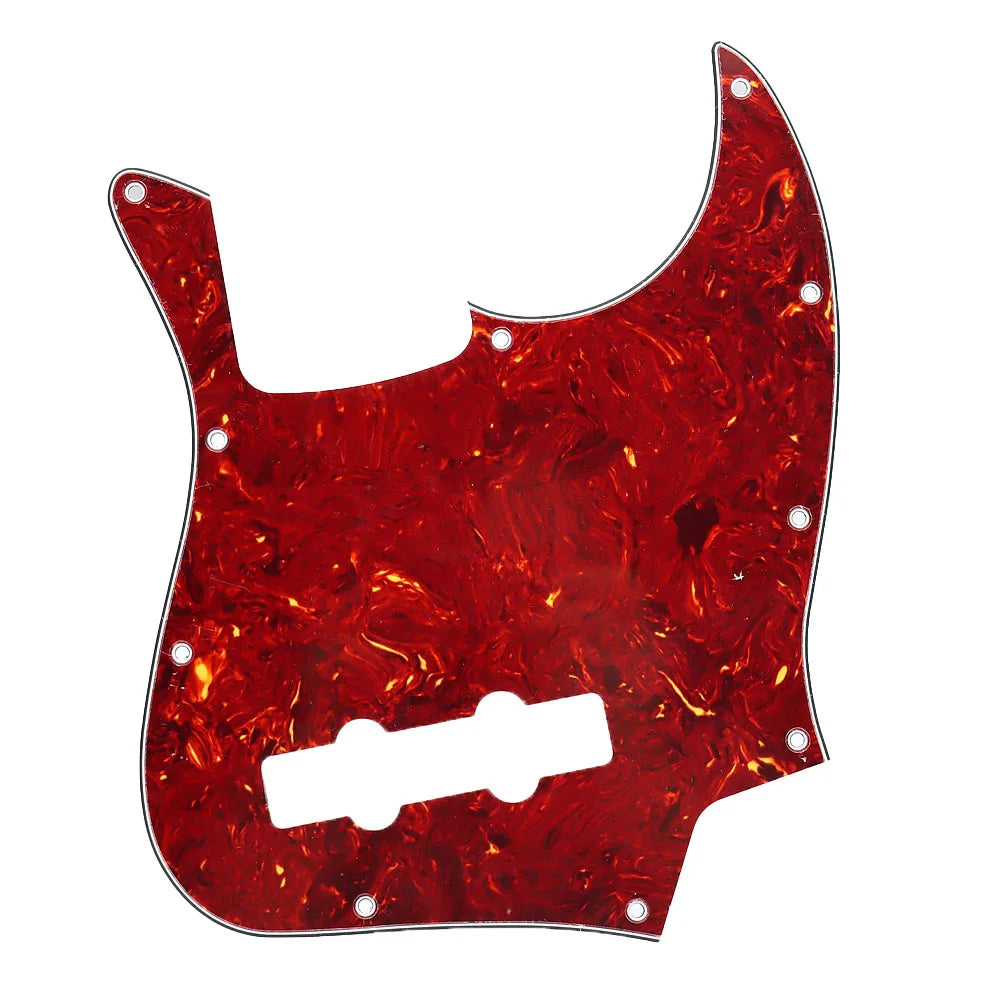 MiniGuitarBR Guitar Parts - Pickguard for Jazz Bass with 10pcs Screw