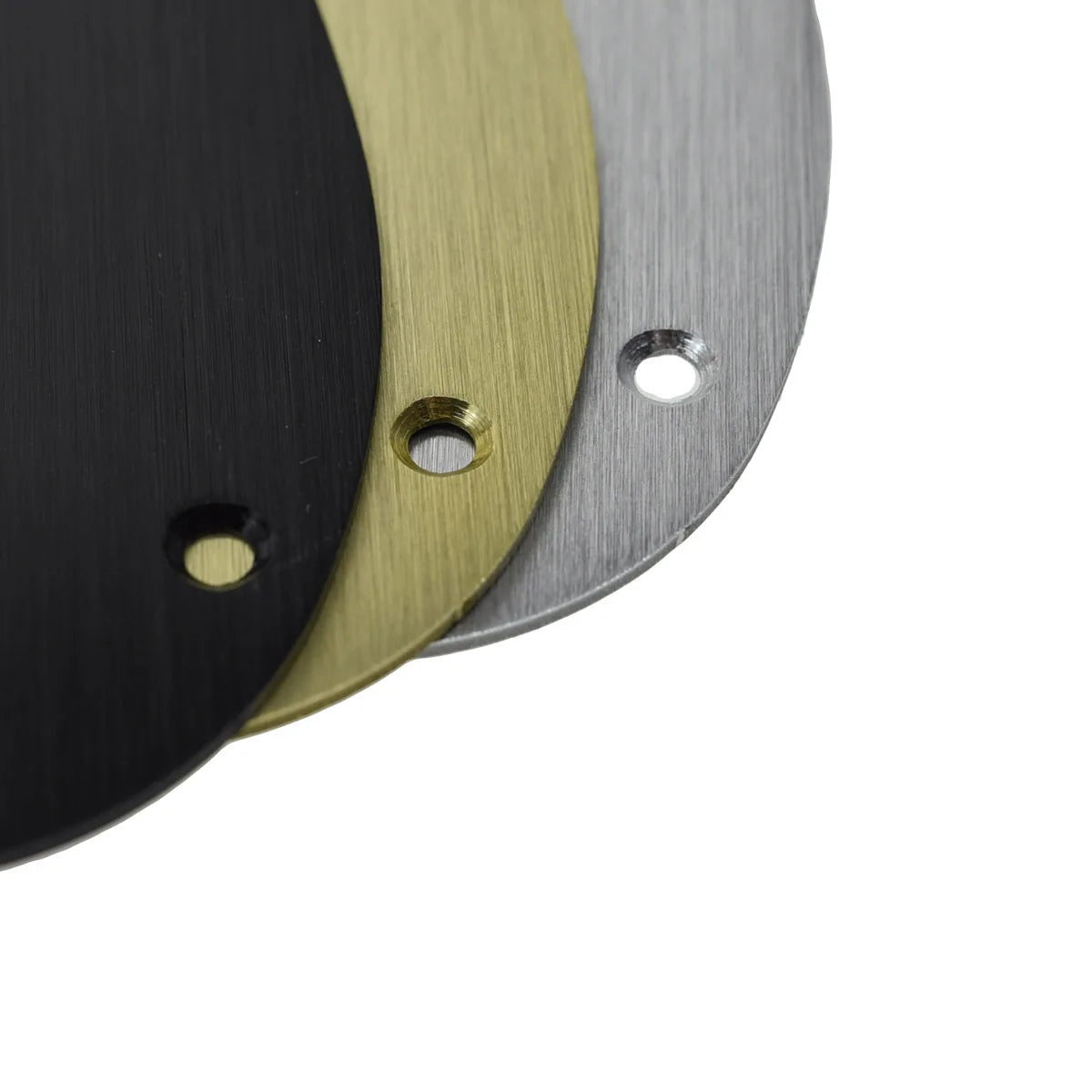 MiniGuitarBR Guitar Parts -  13-Hole Metal Aluminium Anodized Precision LEFT HANDED P Bass Modern Style Standard Pickguard Fits American Fender P Bass Silver