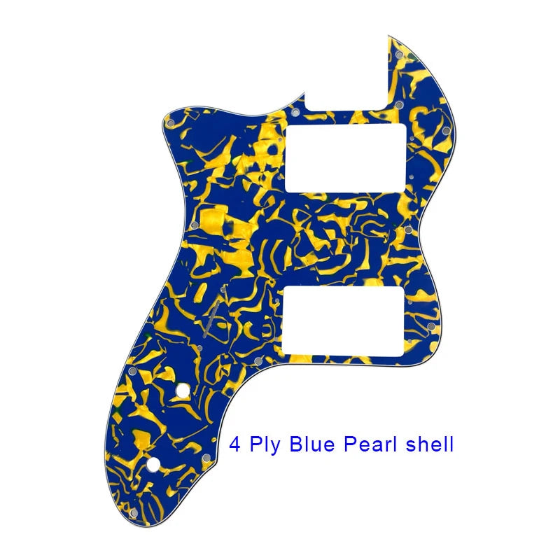 MiniGuitarBR - Pickguard for US Left Handed 13 Holes Classic Series 72 Telecaster Tele Thinline Guitar Pickguard With Wide Range Humbucker Pickups